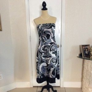 Strapless dress